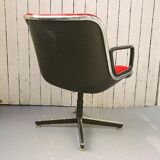 Charles Pollock swivel armchair for Knoll International design Italy