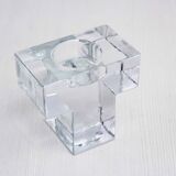 Bougeoir photophore en verre