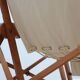 Mid century F.lli Castelli folding deck chair 1940s