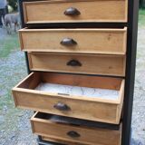 Semainier bois massif style Louis Philippe XIX eme