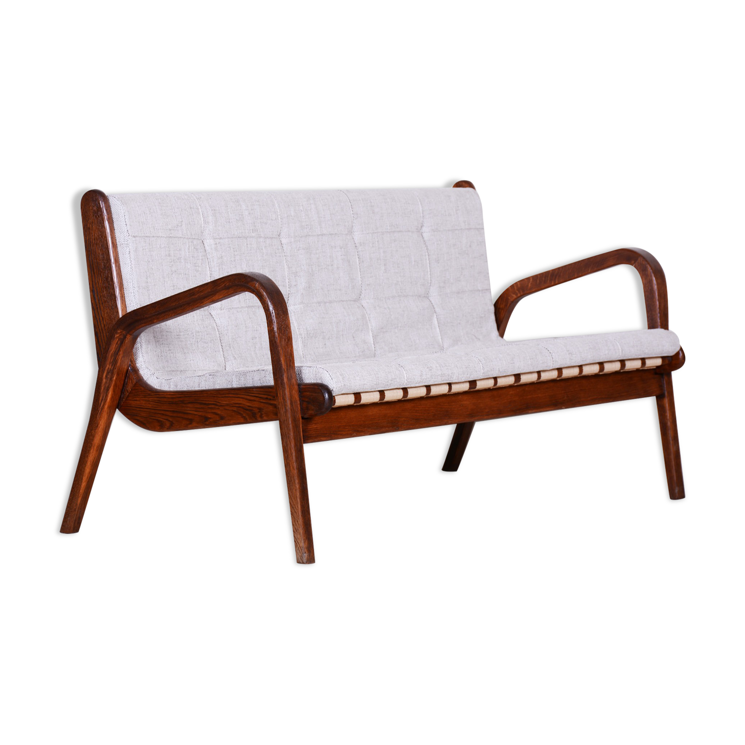 Canapé milieu siècle Jan Vanek - Tchéquie des années 1950