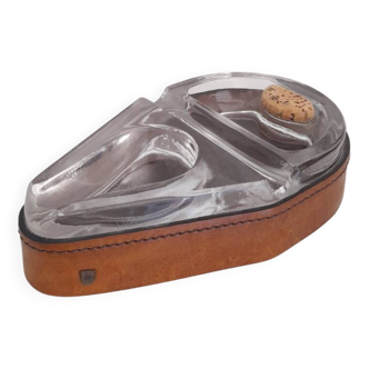 Leather ashtray