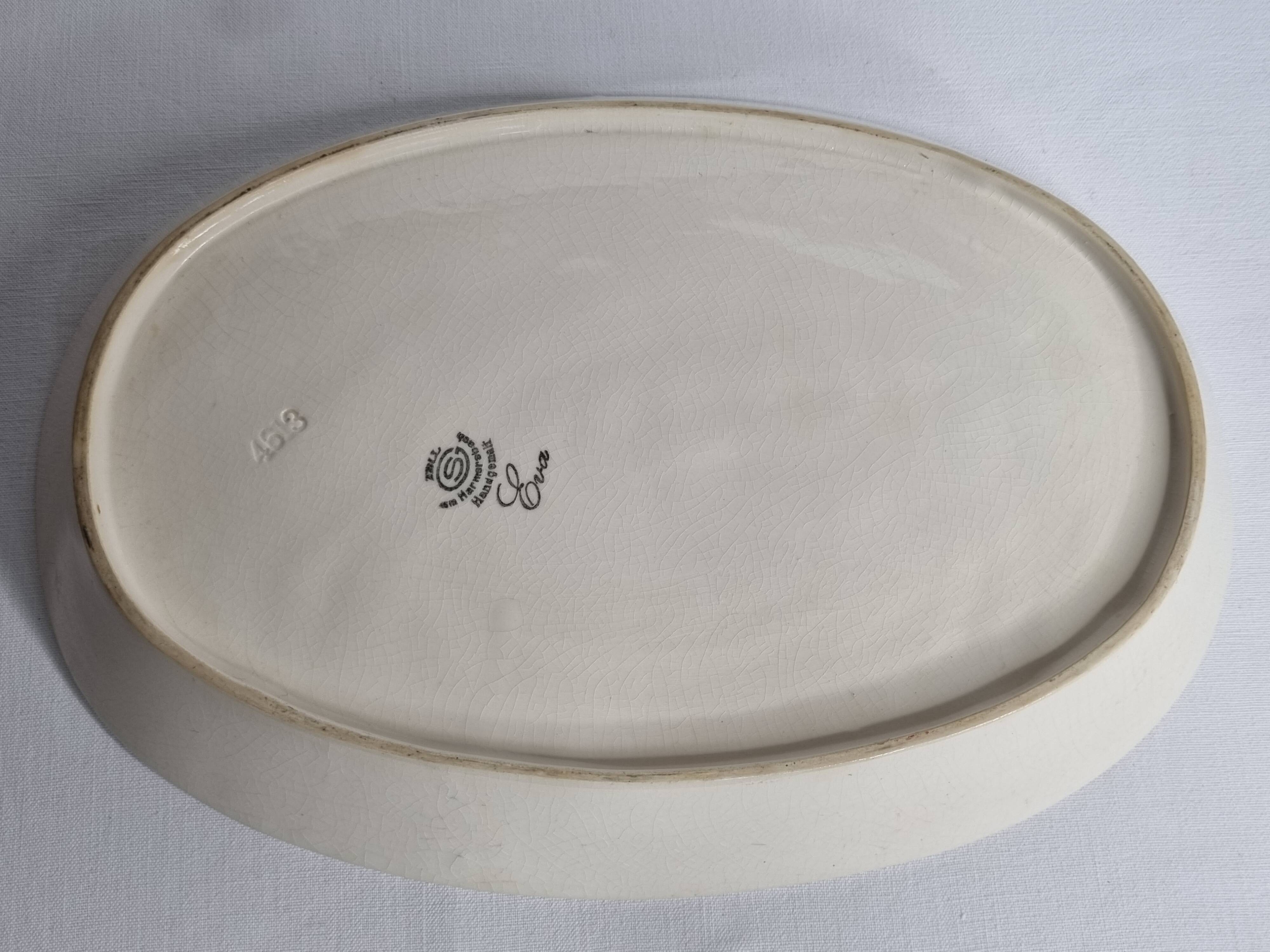 Vintage oval dish "Eva" Zell Harmersbach, Germany, 30 cm