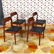 4 Chaises Danoise en Teck Norgaard Johannes 1966