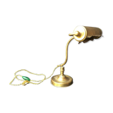 Brass desk lamp