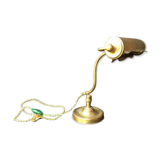 Brass desk lamp