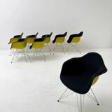Full upholstery Set of 9 Vitra Eames Plastic Armchair Dar