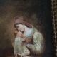 Ancient 19th century painting