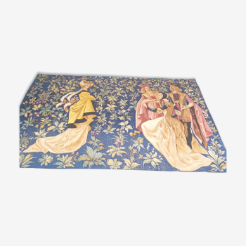TAPESTRY. PRINTING ON FABRICS "COUR D'ISABELLE" ART-MÉDIEVAL