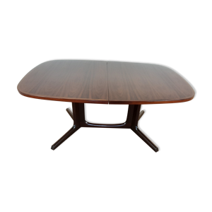 Table à manger extensible en palissandre du milieu du siècle