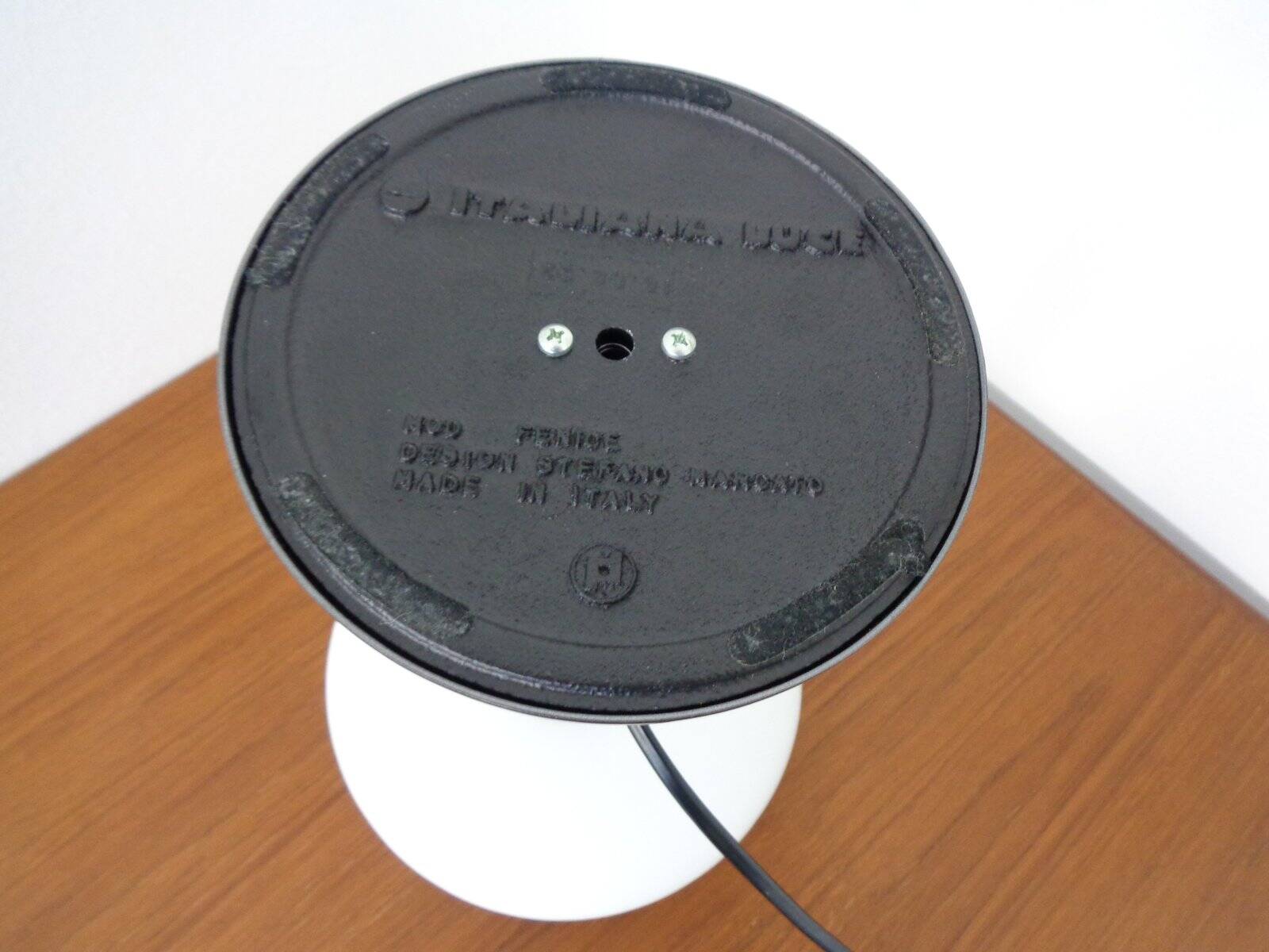 Italian Opal Glass Lamps by Stefano Marcato, Set of 2