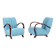 Art Deco Armchairs by J. Halabala for Up Zavody, Czech, 1930s, Set of 2