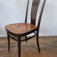 Lot 4 chairs bistrot wood curve stamp tuna and decor seat art nouveau