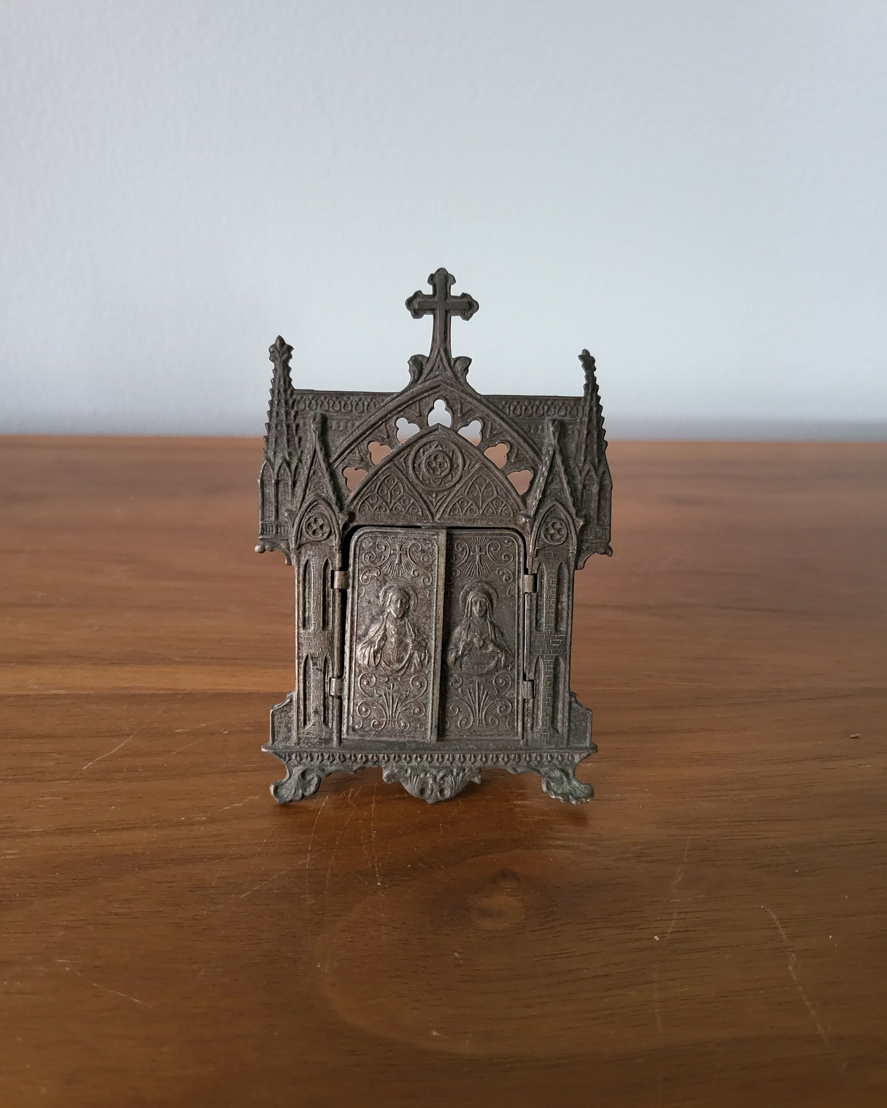 Ancient Travel Altar Saint Thérèse Reliquary Oratory