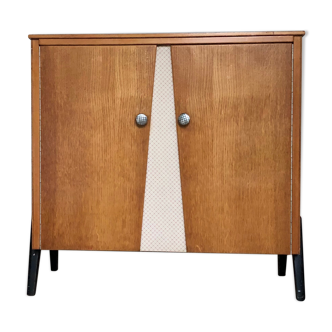 Vintage buffet in oak black portico feet