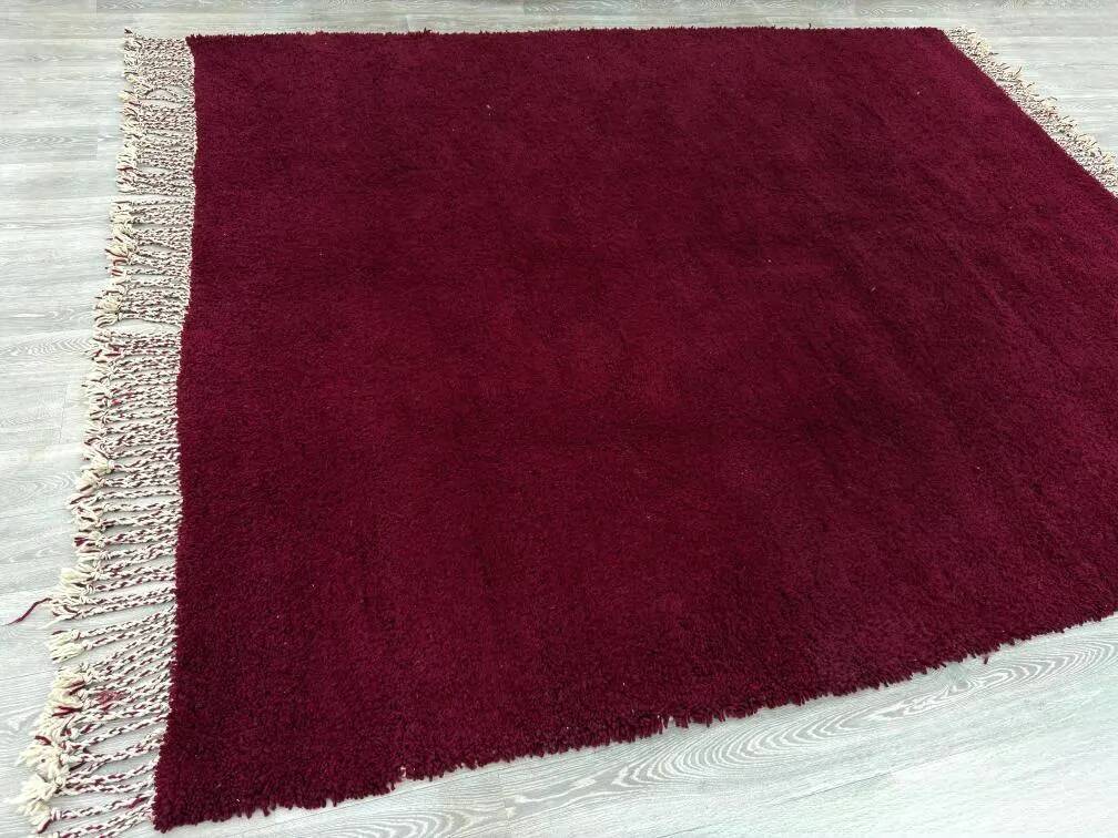 Moroccan handmade wool rug 2.5 x 1.5 m