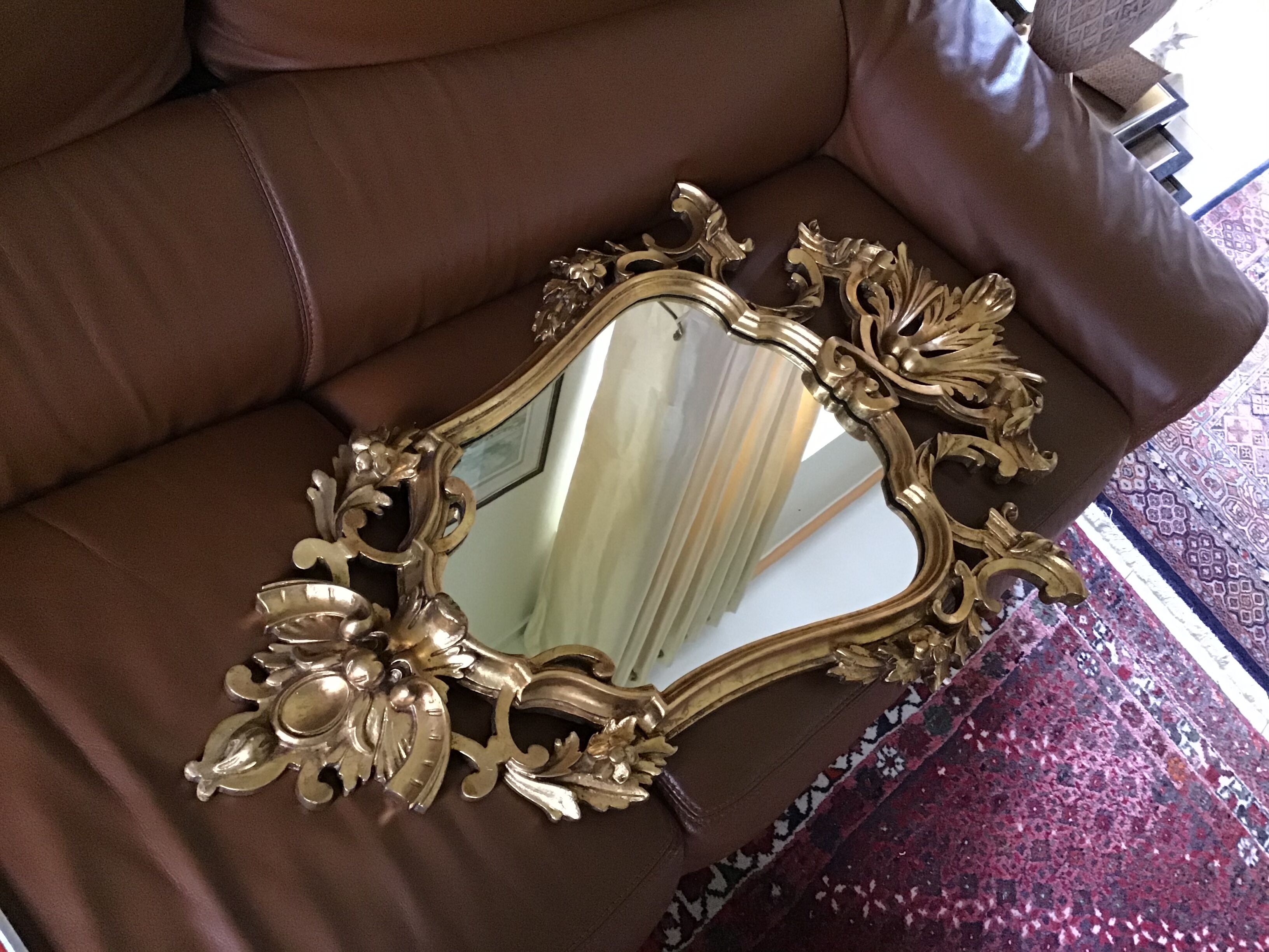 Italian mirror cornucopia