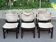 6 Scandinavian design safari dining chairs from the 1960s.