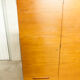 Danish Scandinavian wardrobe signed Sven Ellekaer 1960 3 doors 2 drawers with mounting plan