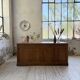 1950s oak office counter