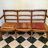 Provencal bench mulched 19th century