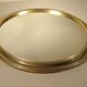 Miroir rond métal doré 40 cm