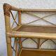 Vintage rattan shelf