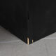 Vintage brutalist coffee table made of wood and copper