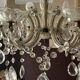 Antique Murano 5-branch tassel chandelier
