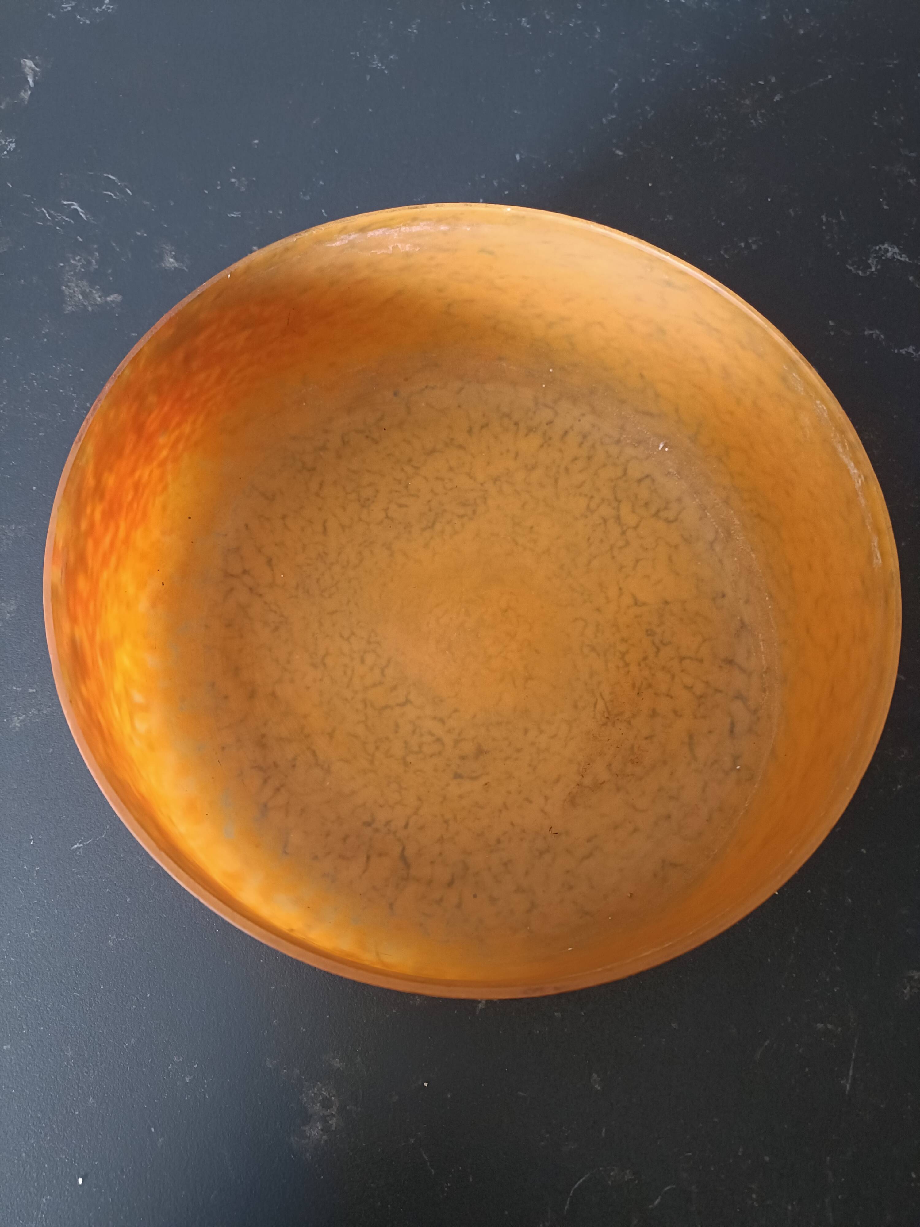 Delatte Nancy glass paste fruit bowl