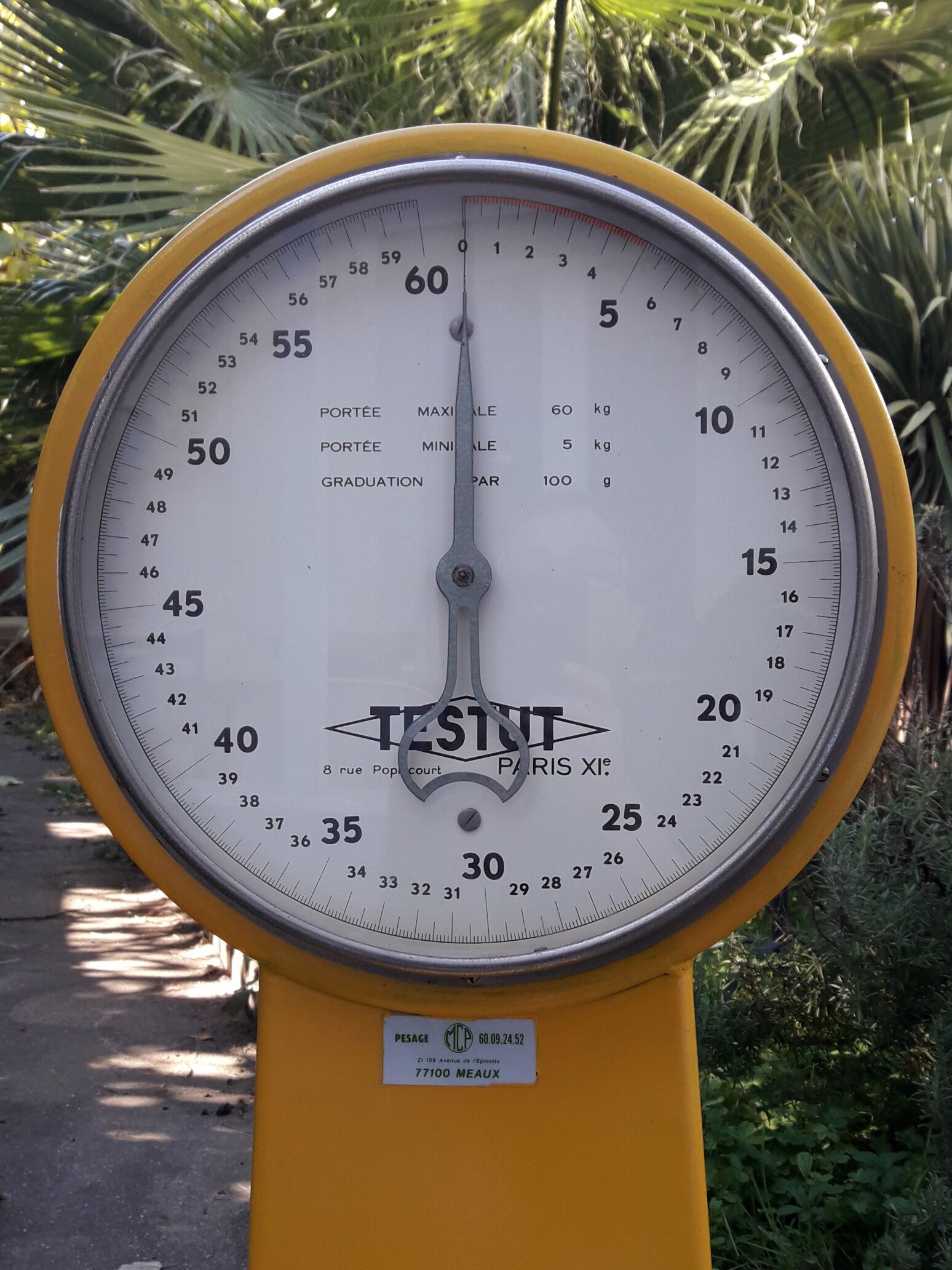 Industrial scale Testut 1950