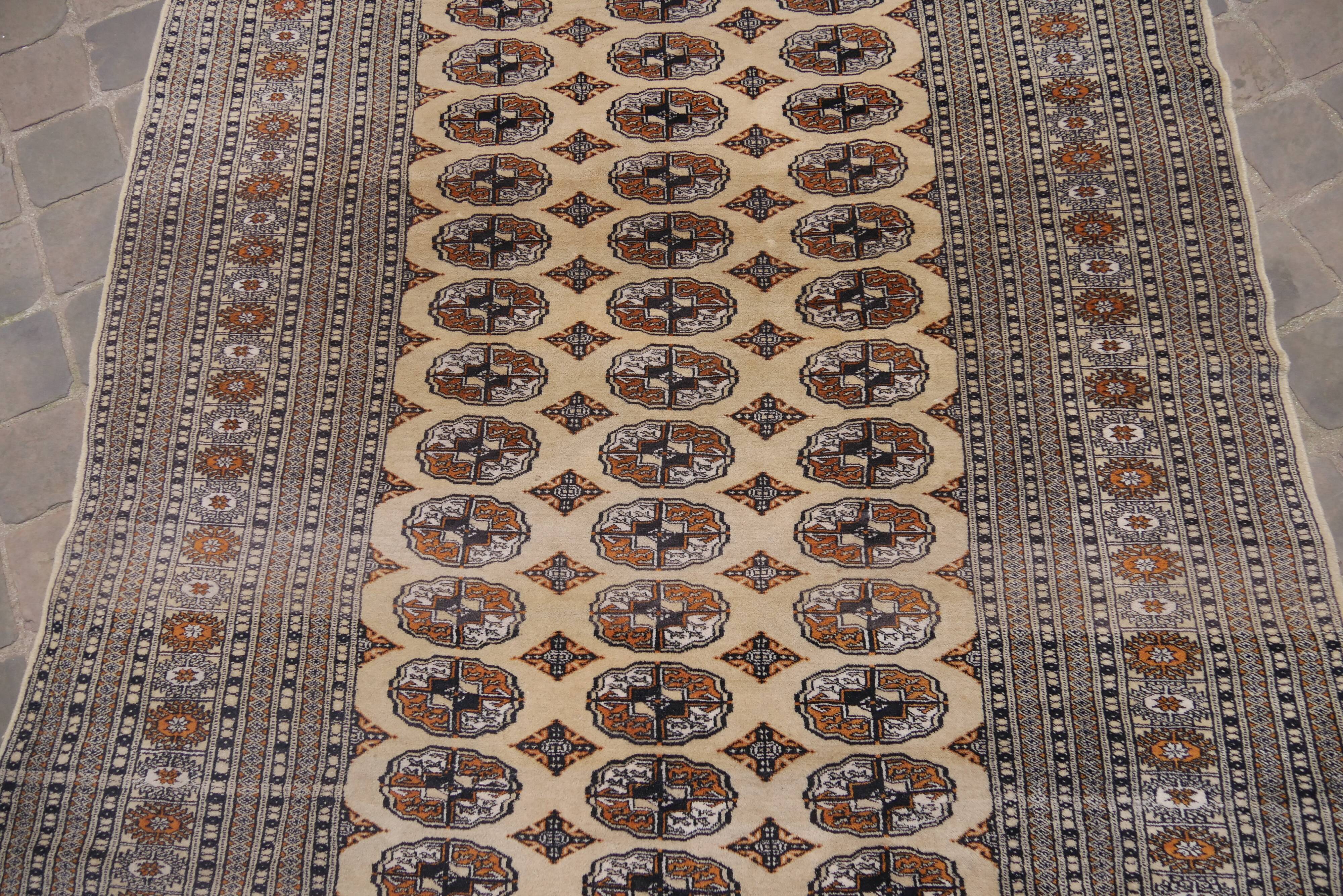 Handmade Oriental Carpet Bukhara Pakistan
