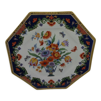 Assiette octogonale japonaise