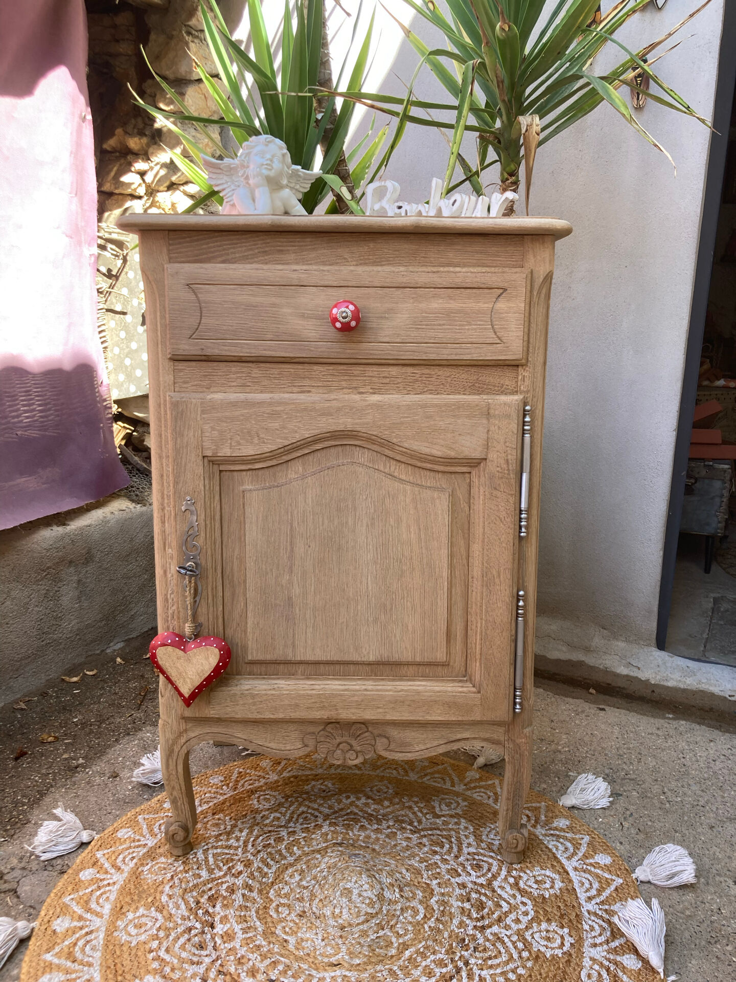 Superb rustic oak jam cupboard of top quality!!