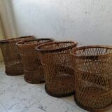 Vintage wicker basket