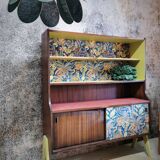 Vintage asymmetrical sideboard with compass legs