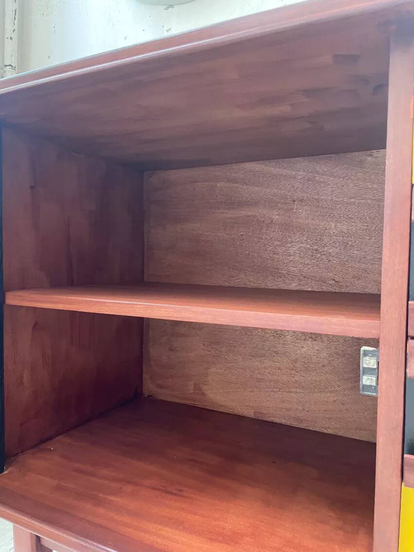 Scandinavian modernist teak sideboard with 4 drawers