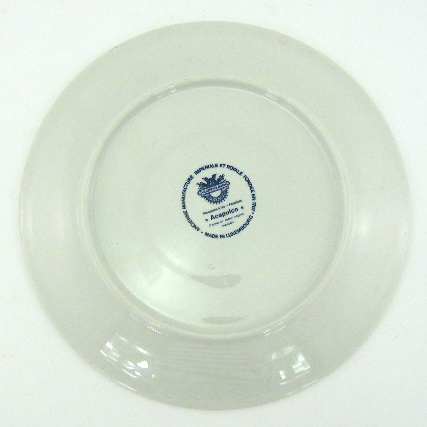 Porcelain cut plate - Acapulco Villeroy - Boch -made in Luxembourg - vintage 60s