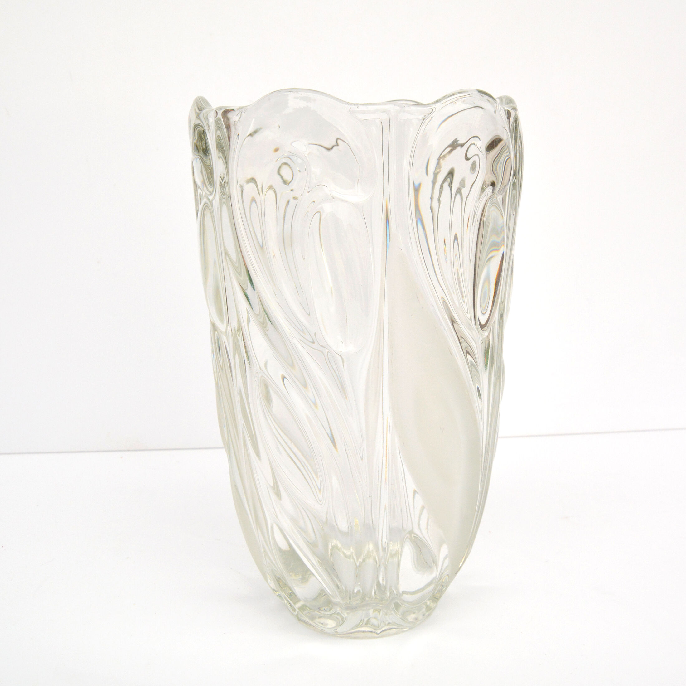 Vase, designed by f. pečený, heřmanova huť, 1970s