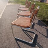 4 chairs b32 cesca by Marcel Breuer