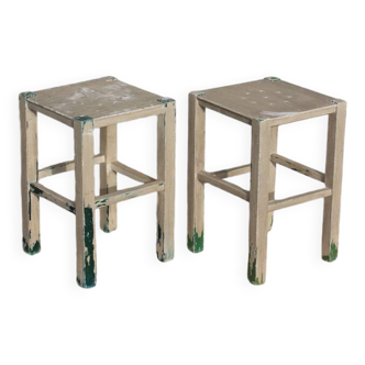 Patinated stools
