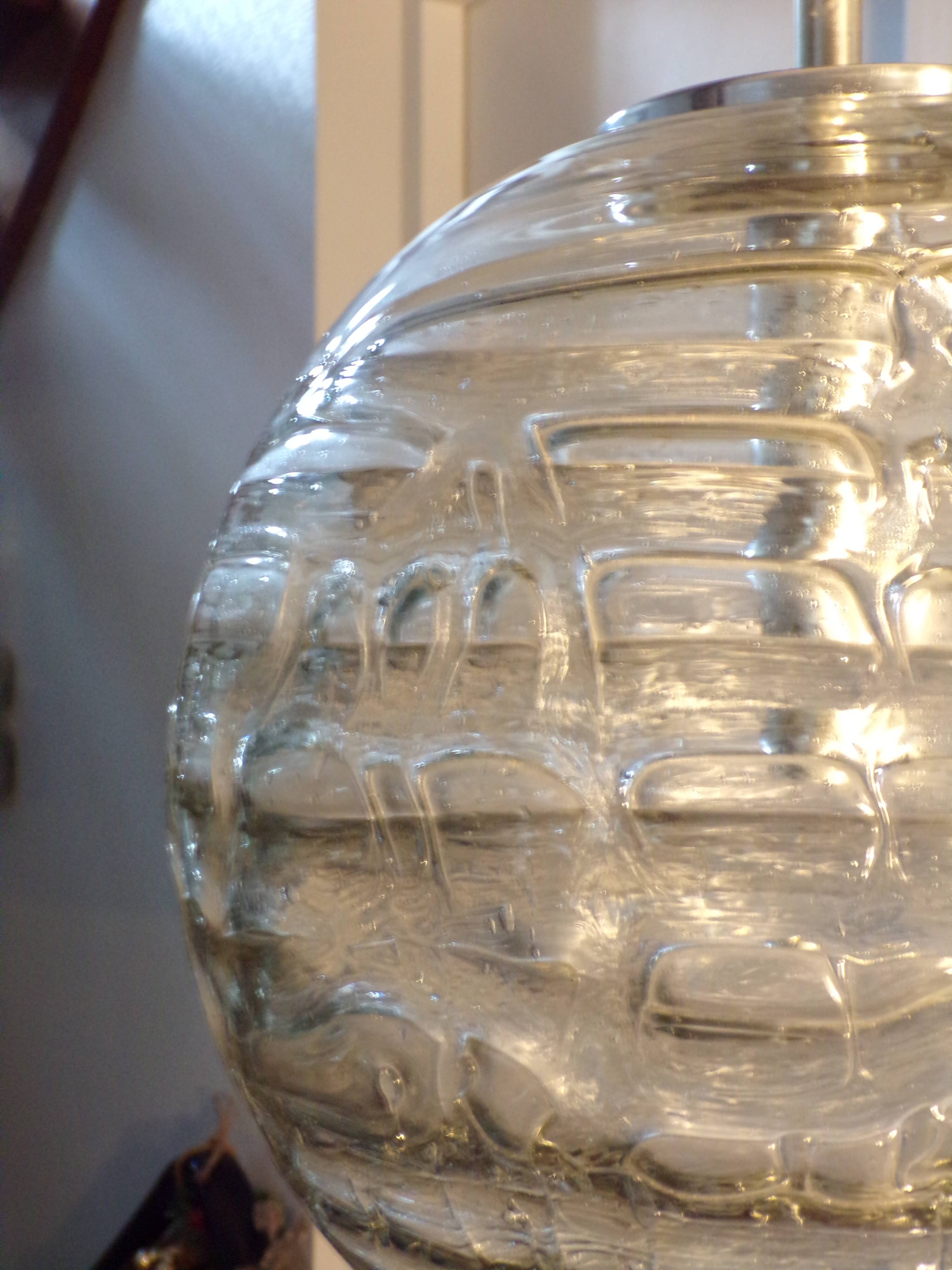 Doria Murano glass ball suspension