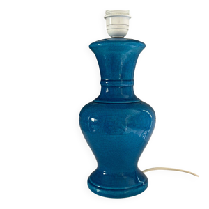 Lampe en céramique craquelée