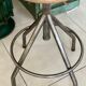 Metal and wood adjustable workshop stool