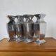 Set 4 vases en fonte d’aluminium