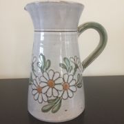pitcher - VALLAURIS " NATOLI " - ceramics - daisies - vintage -