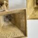 Pair of Vintage INDIA Solid Brass CANDLE HOLDERS