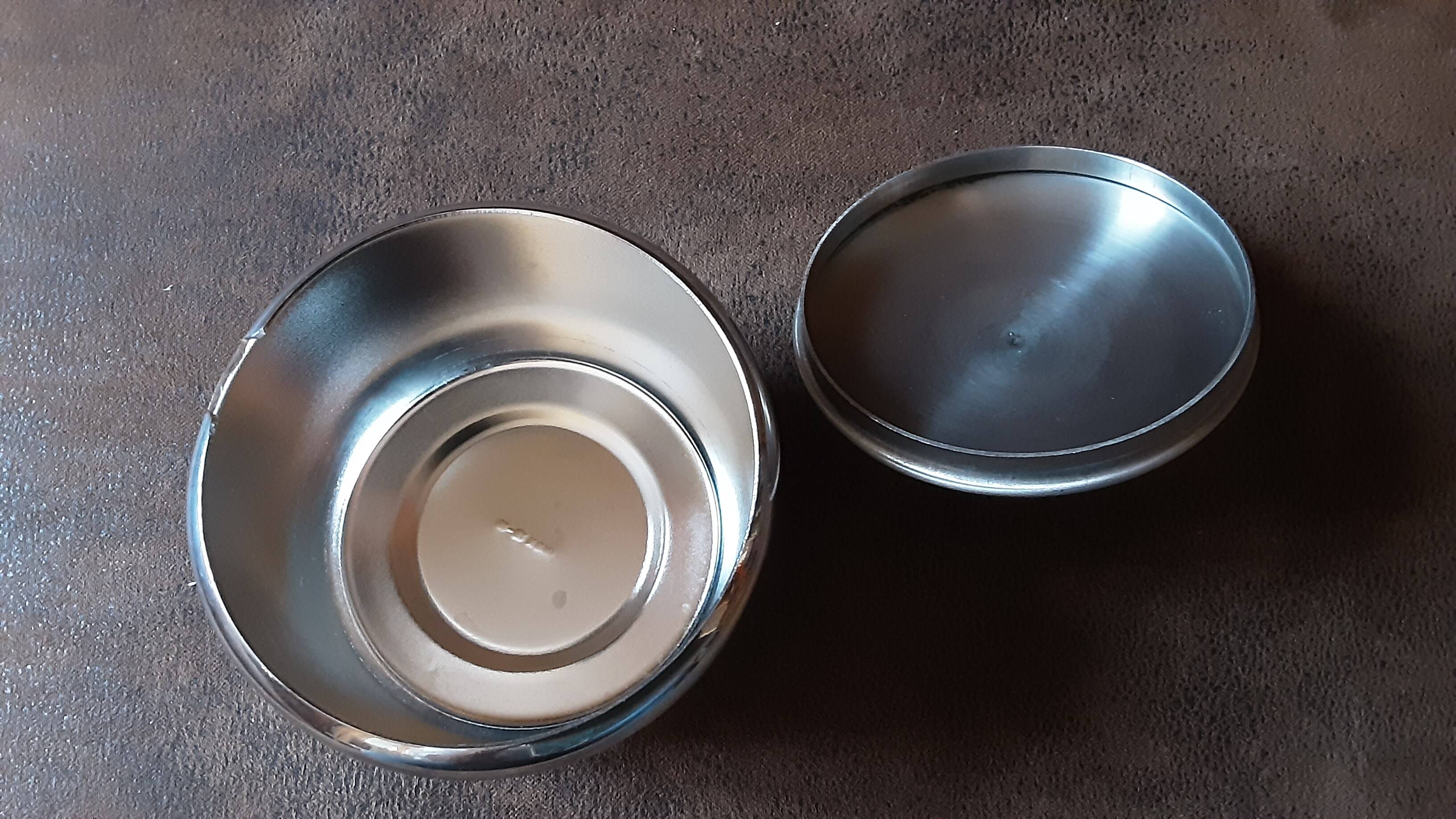 Stainless steel sugar bowl
