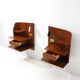 Pair of wall-mounted nightstand by Gio Ponti for Dassi, 1960s