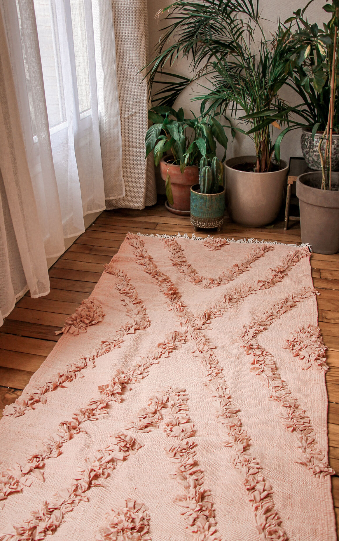 Carpet rose des sables - 165 x 90